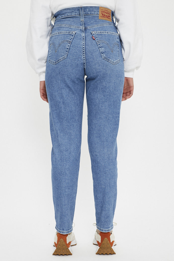 Jeans Mom Usé