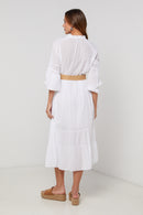 Vestido - Blanco - Mujer