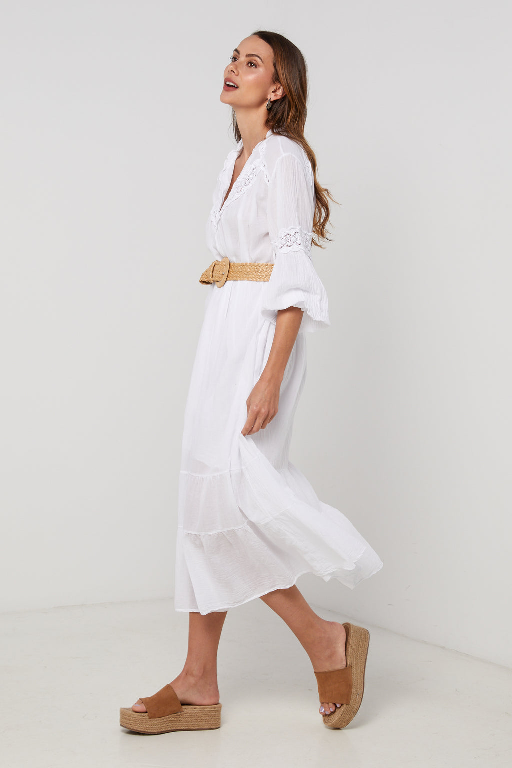 Robe - Blanc - Femme
