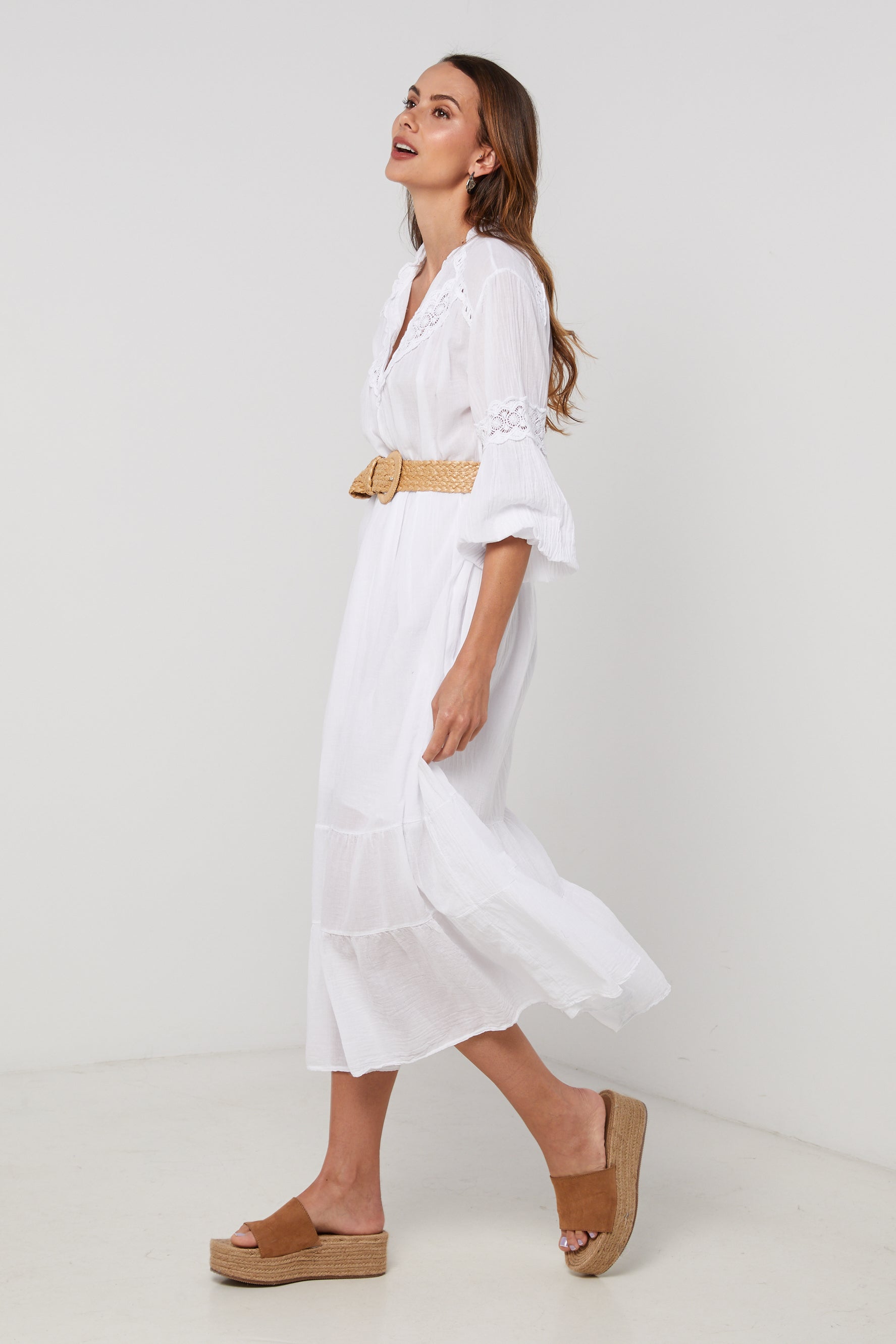 Robe - Blanc - Femme