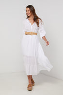 Vestido - Blanco - Mujer