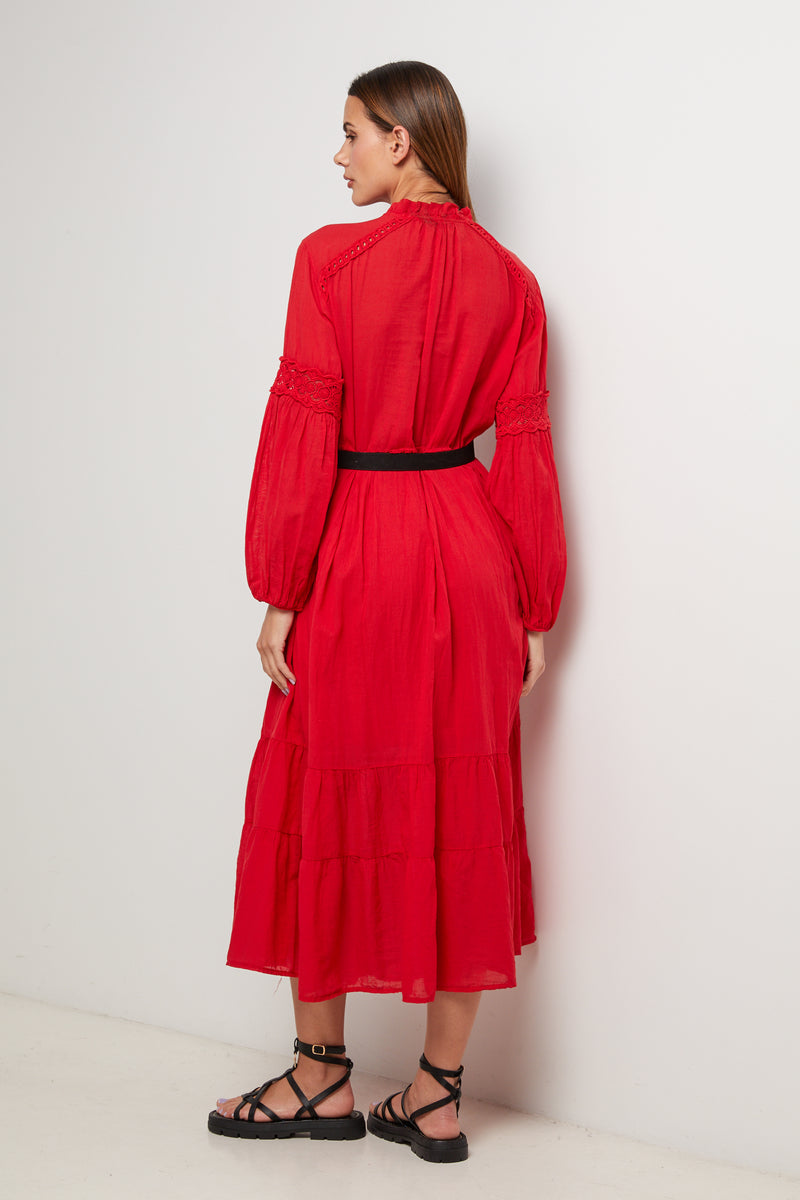 Vestido - Rojo - Mujer