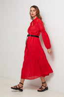 Vestido - Rojo - Mujer