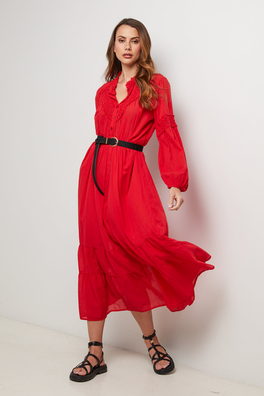 Robe - Rouge - Femme