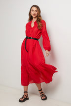 Robe - Rouge - Femme