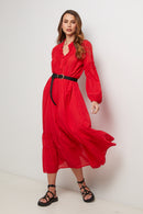 Vestido - Rojo - Mujer