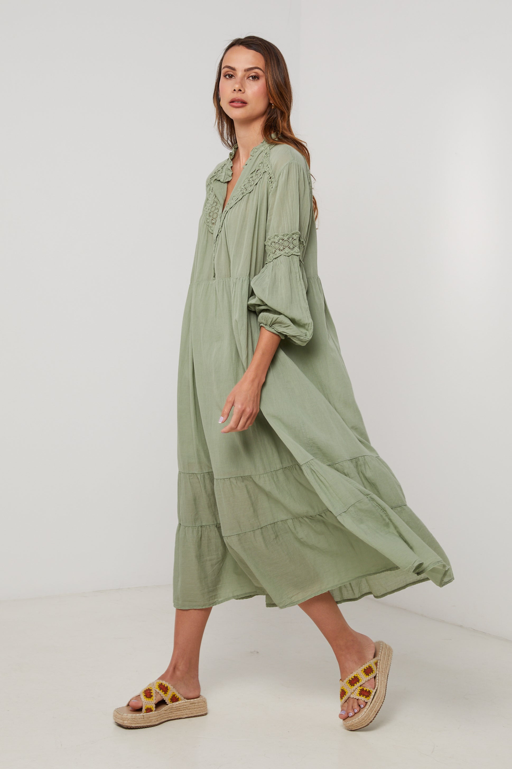 Dress - Green - Women