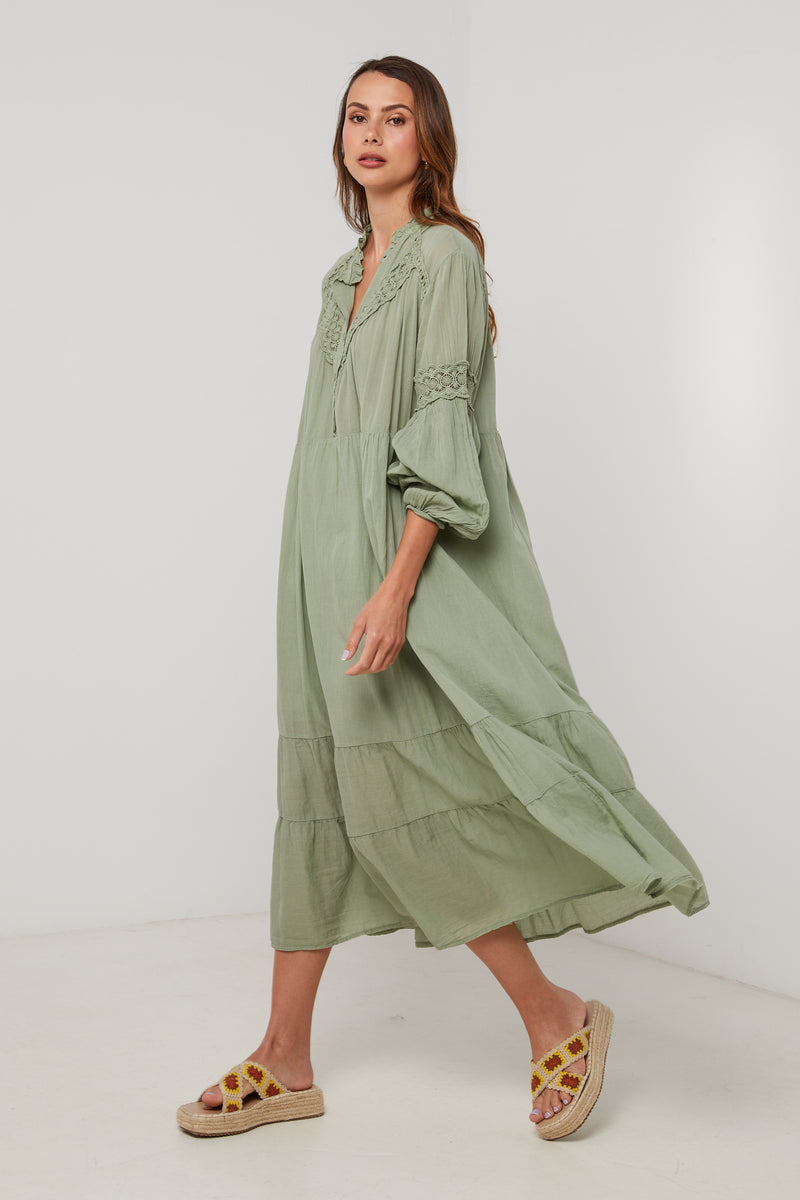 Vestido - Verde - Mujer