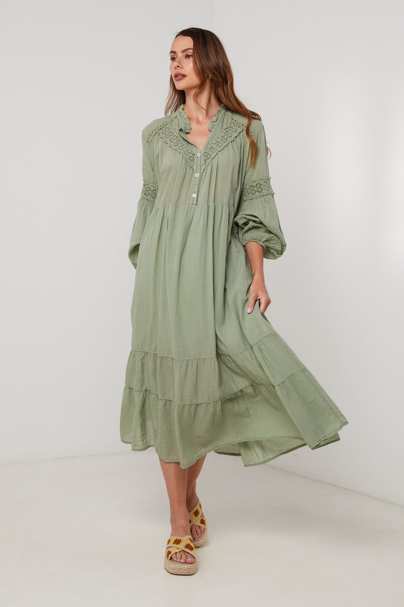Vestido - Verde - Mujer