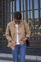 Céleste Camel Overshirt