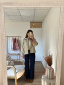 Edith Beige Cotton Liberty Trench Jacket