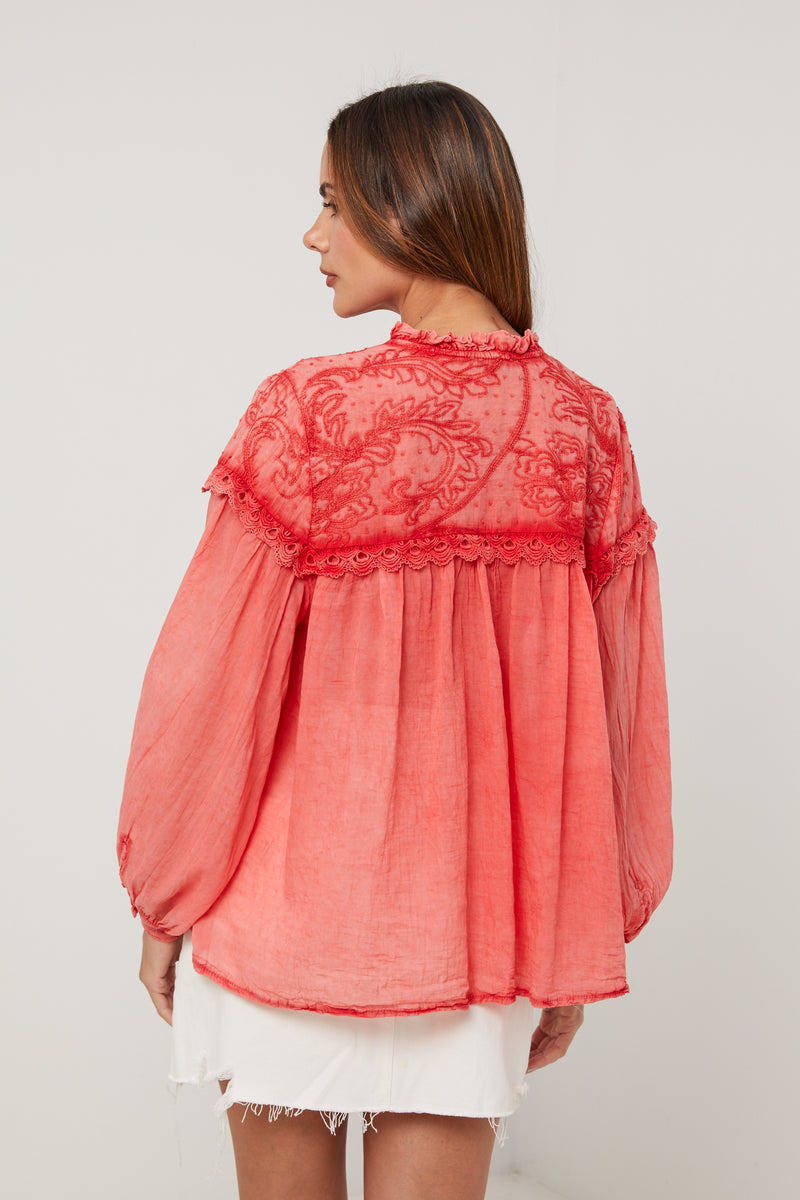 Top - Coral - Women