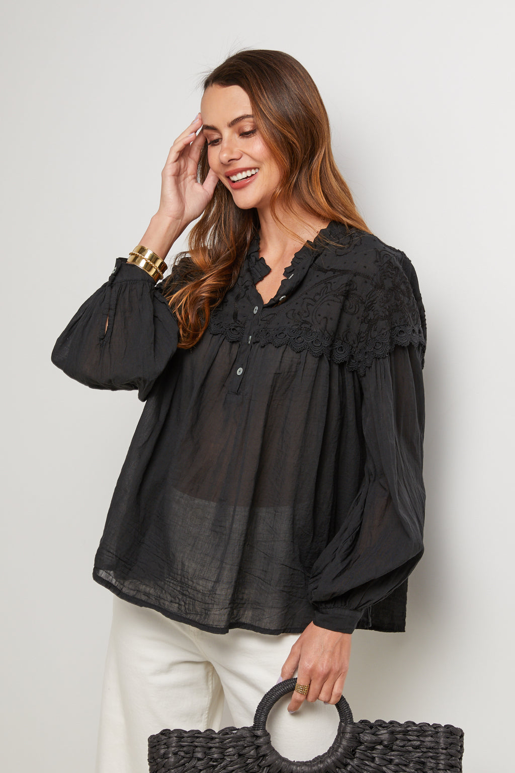 Top - Negro - Mujer