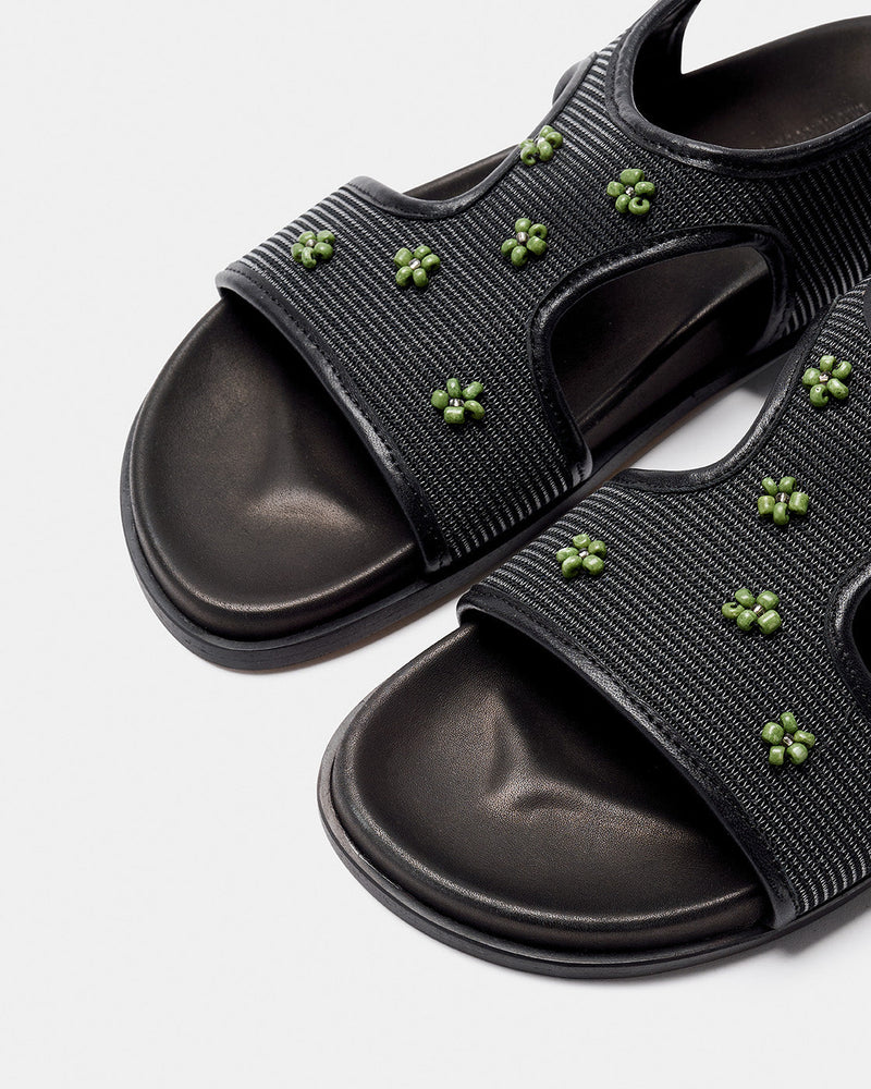 Addaia Negro Malla-Verde