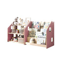 Bibliothèque & Étagère À Jouets Duo – Bleu Clair & Rose