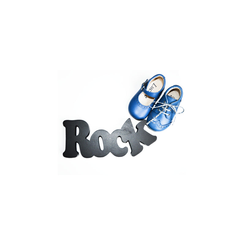 Chaussures Bottillons Adonis Bout Golf - Cuir Bleu Royal - Mixte