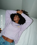 Sweatshirt Lilac Broderie