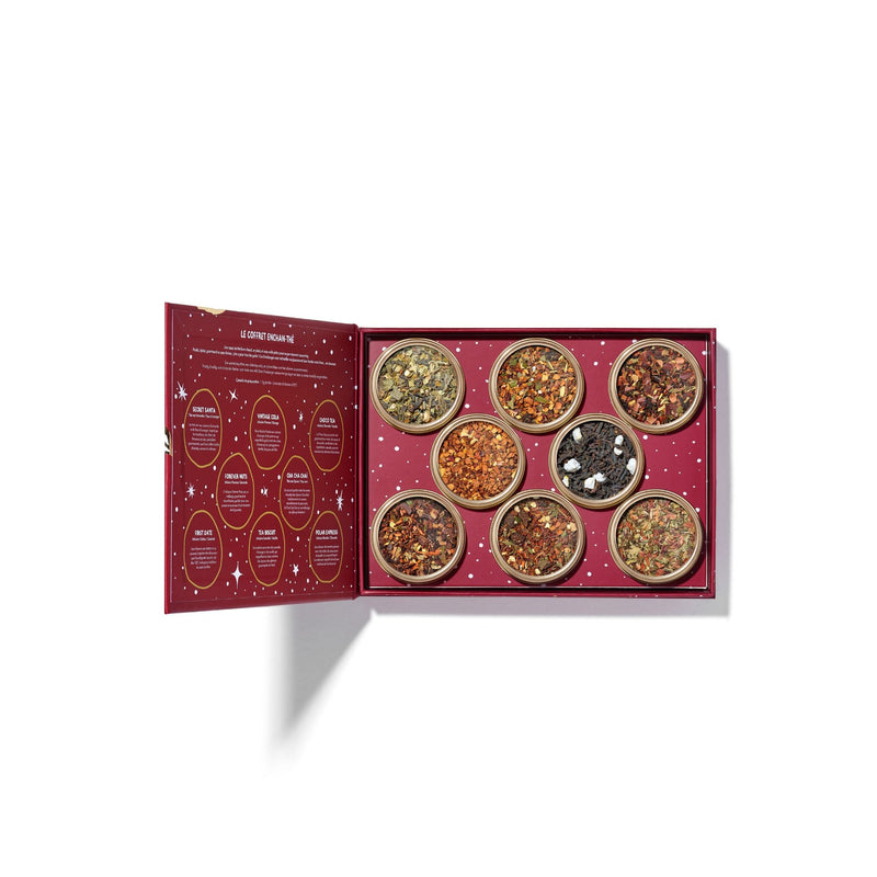 Coffret Enchan-Thé - 8 Boites De Thés Et Infusions De Noël En Vrac
