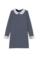 Vestido de manga larga - Esmoquin / Marshmallow - Mujer