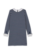 Long-Sleeve Dress - Smoking / Marshmallow - Women