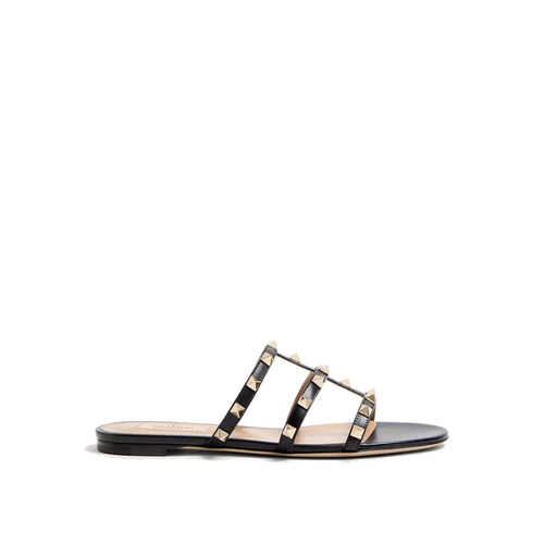 Sandales - Valentino Garavani Rockstud Low Slide - Black