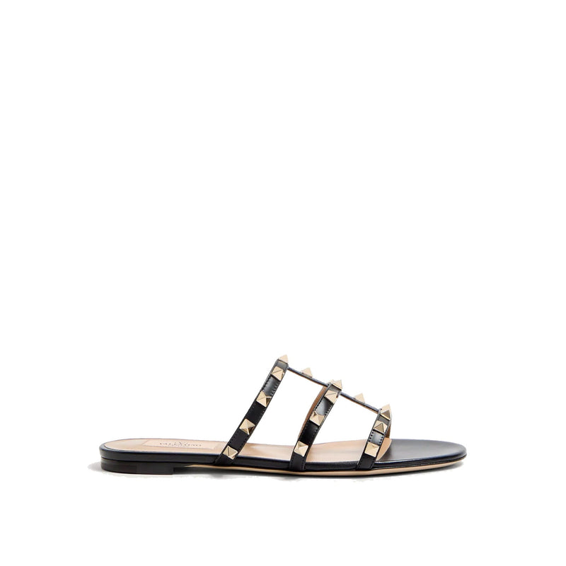 Sandales - Valentino Garavani Rockstud Low Slide - Black