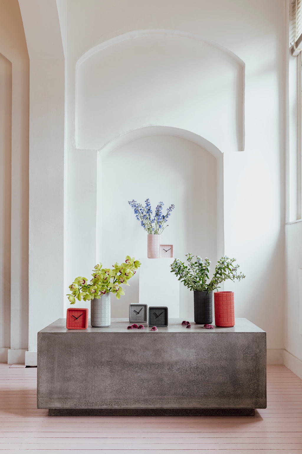 Fajen - Vase - Béton - Béton Gris