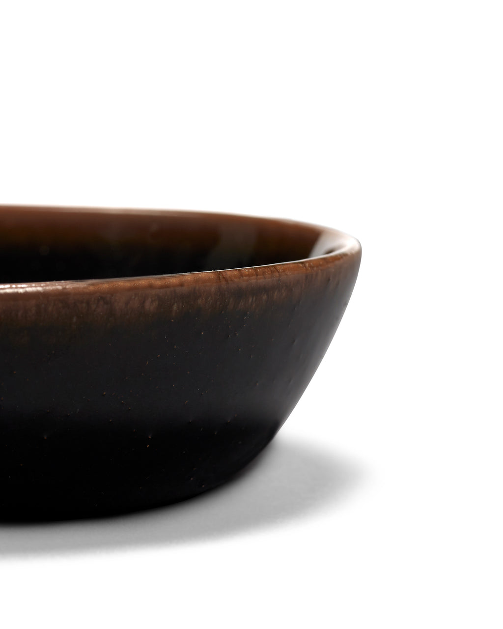 Out Of Lines - Lot De 2 Assiettes Creuses - S - Grès - Noir Brun