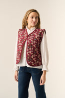 Gilet Daisy Bordeaux