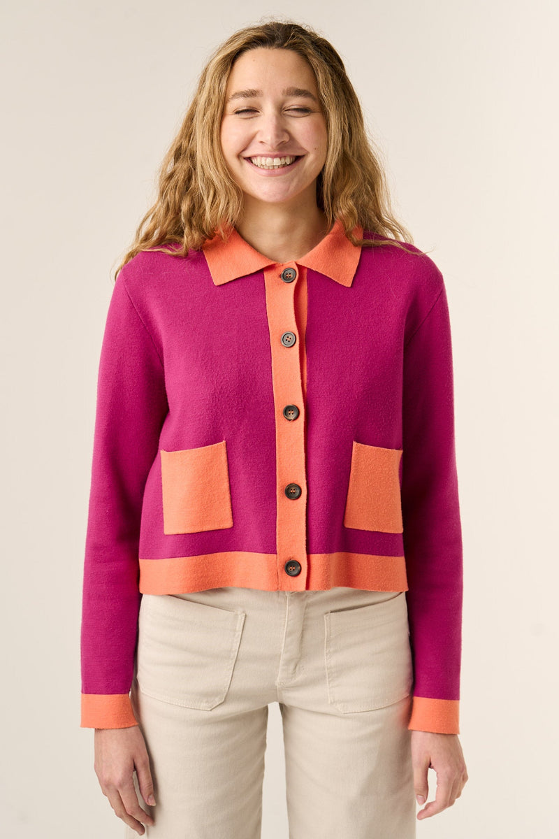 Cardigan Dahlia Rose