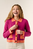 Cardigan Dahlia Rose