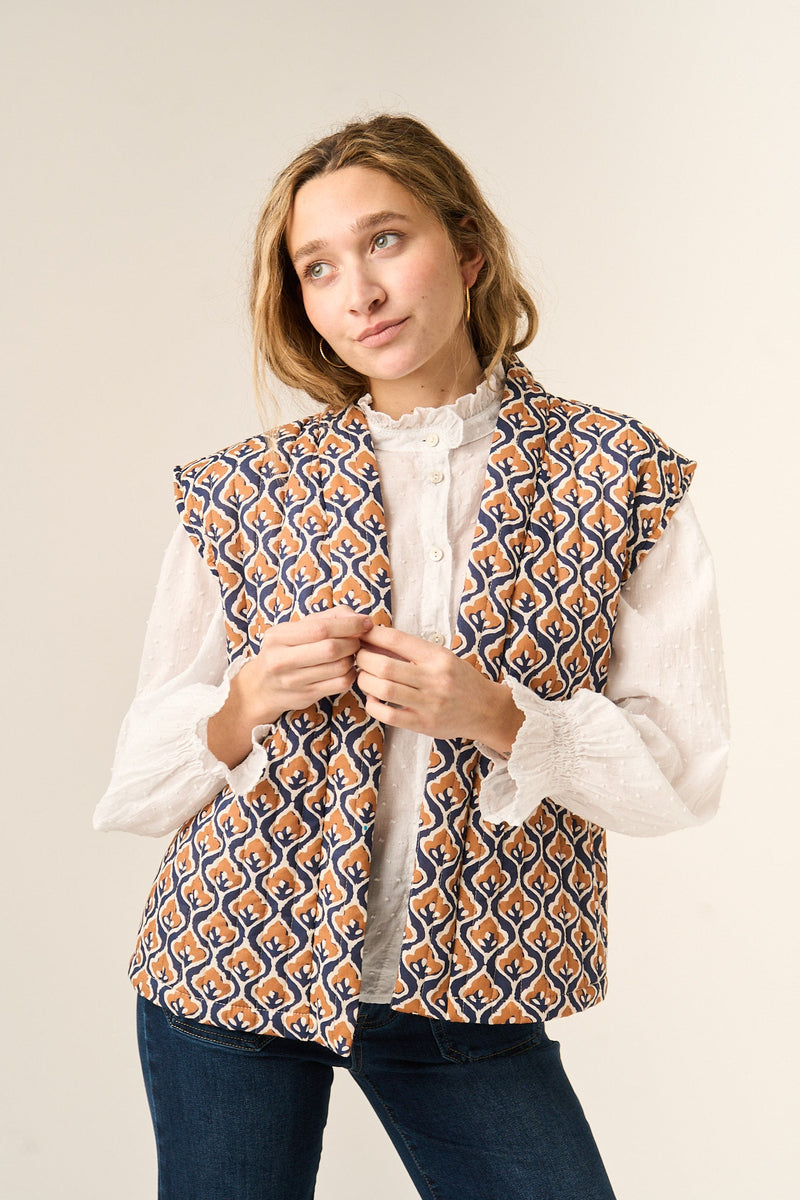 Gilet Beige Lúa