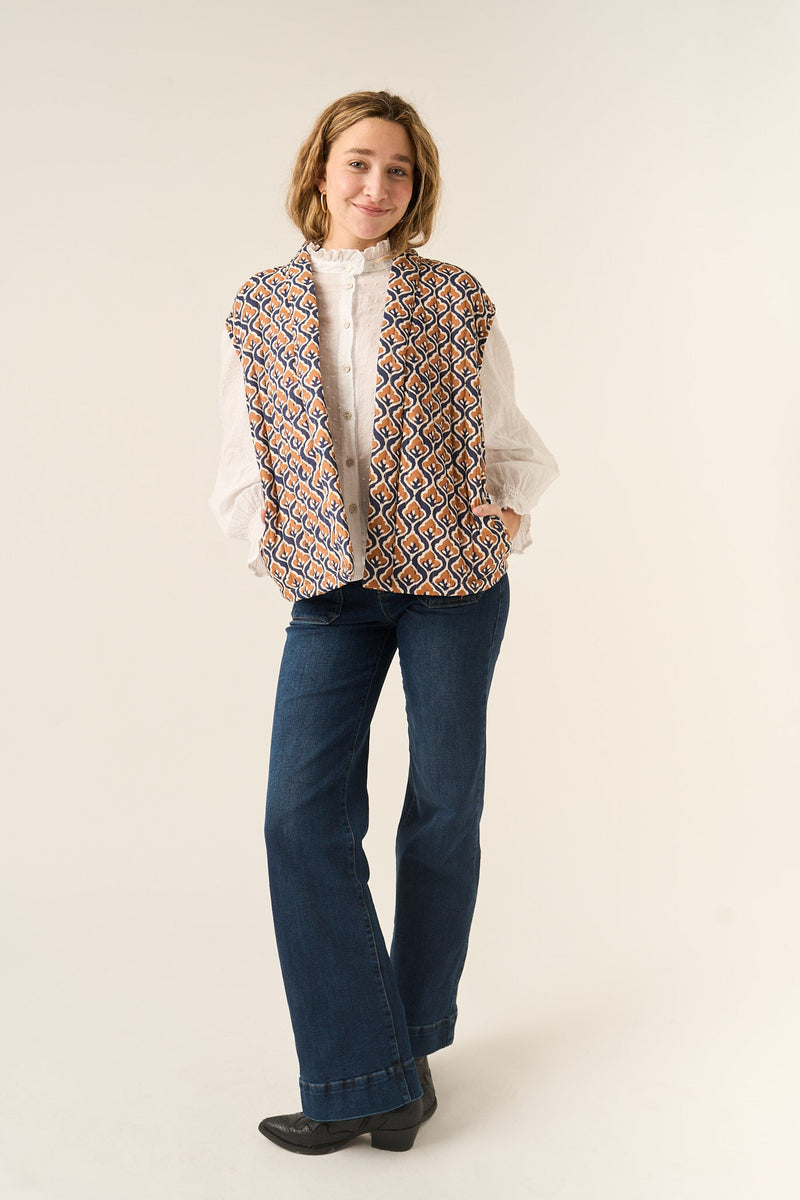 Gilet Beige Lúa