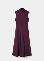Robe Longue À Col Drapé