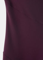 Robe Longue À Col Drapé