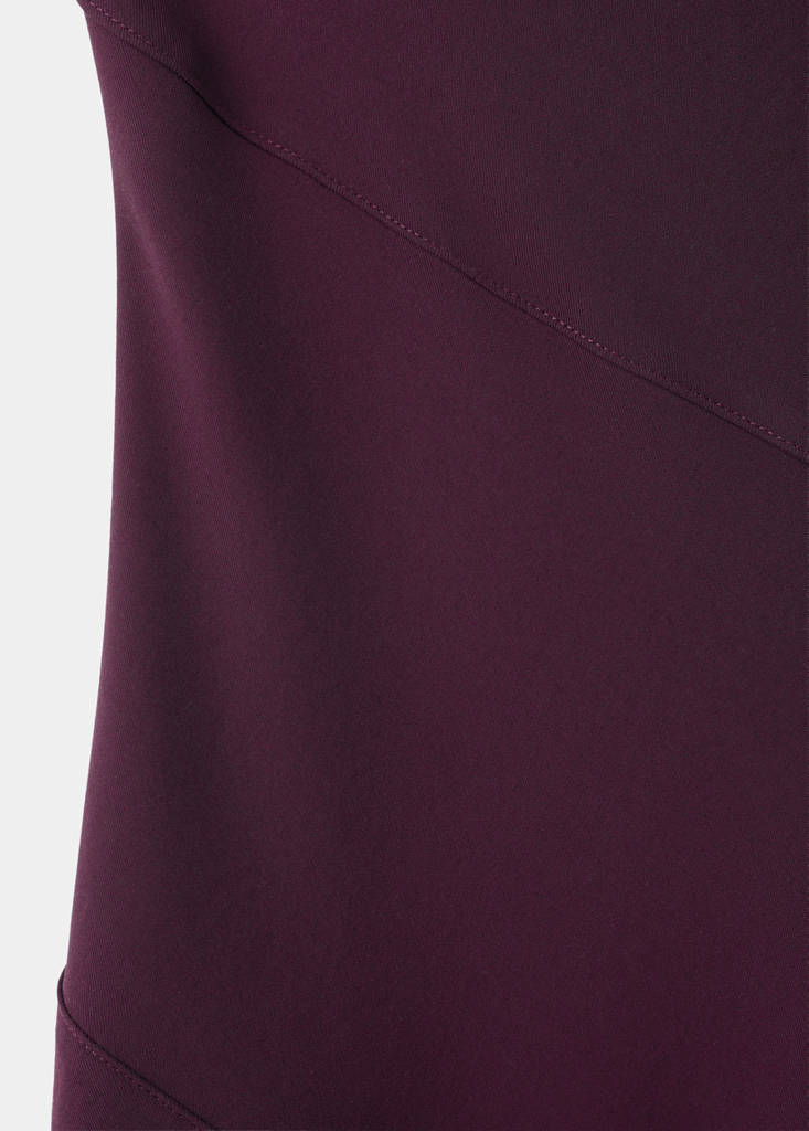 Robe Longue À Col Drapé