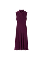 Robe Longue À Col Drapé