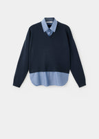 Pull-Over Chemise Combiné