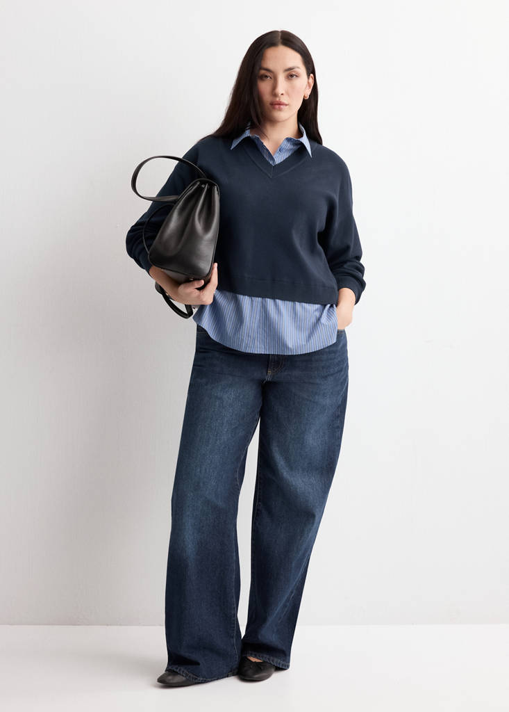 Pull-Over Chemise Combiné