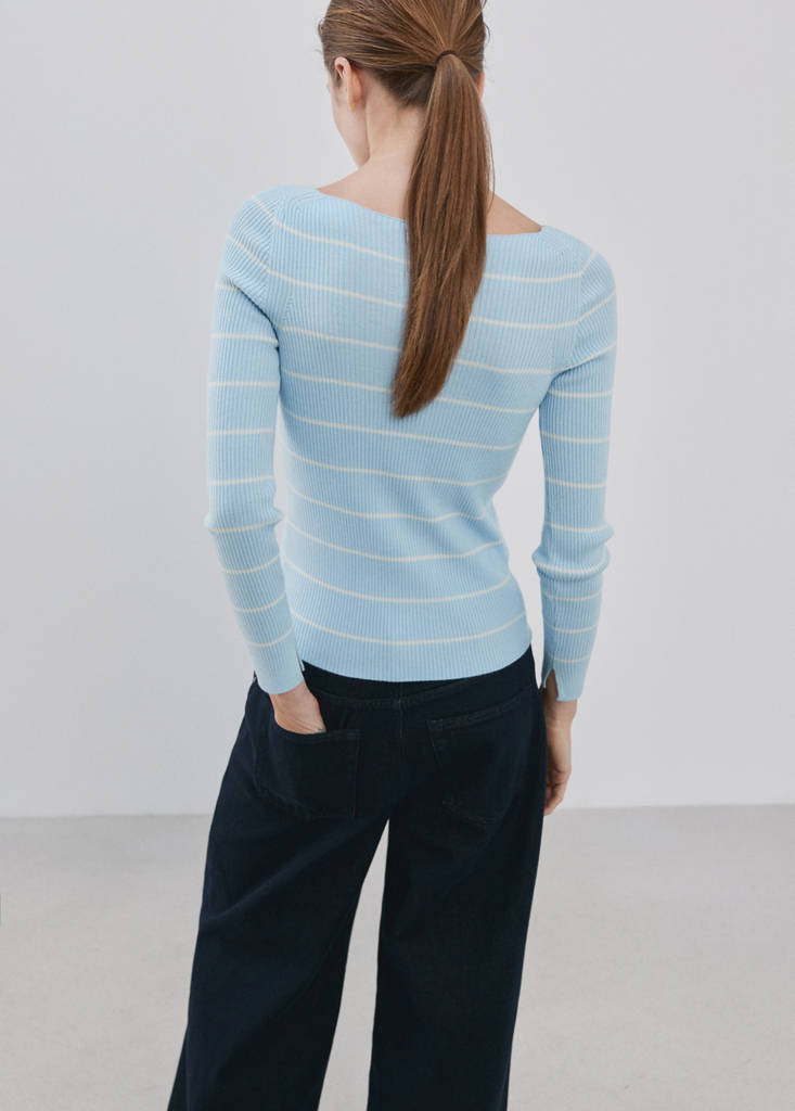 Pull Maille Col Bateau