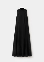 Robe Col Montant Godets