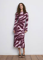 Robe Évasée Imprimé Animal