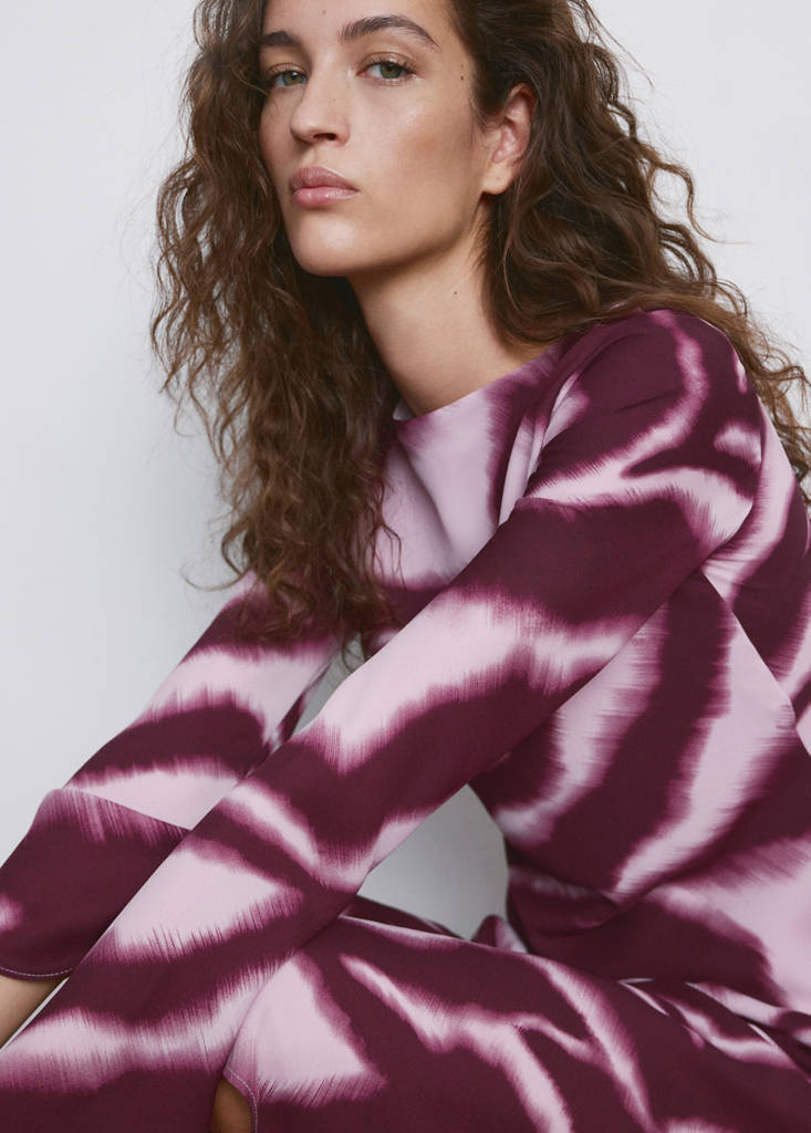 Robe Évasée Imprimé Animal