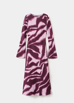 Robe Évasée Imprimé Animal