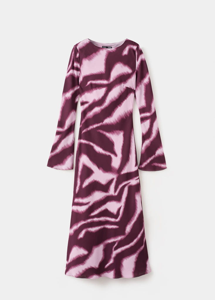 Robe Évasée Imprimé Animal
