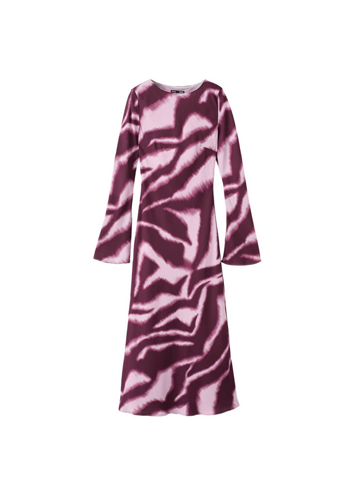 Robe Évasée Imprimé Animal