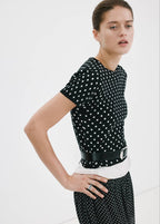 Pull-Over Maille Pois
