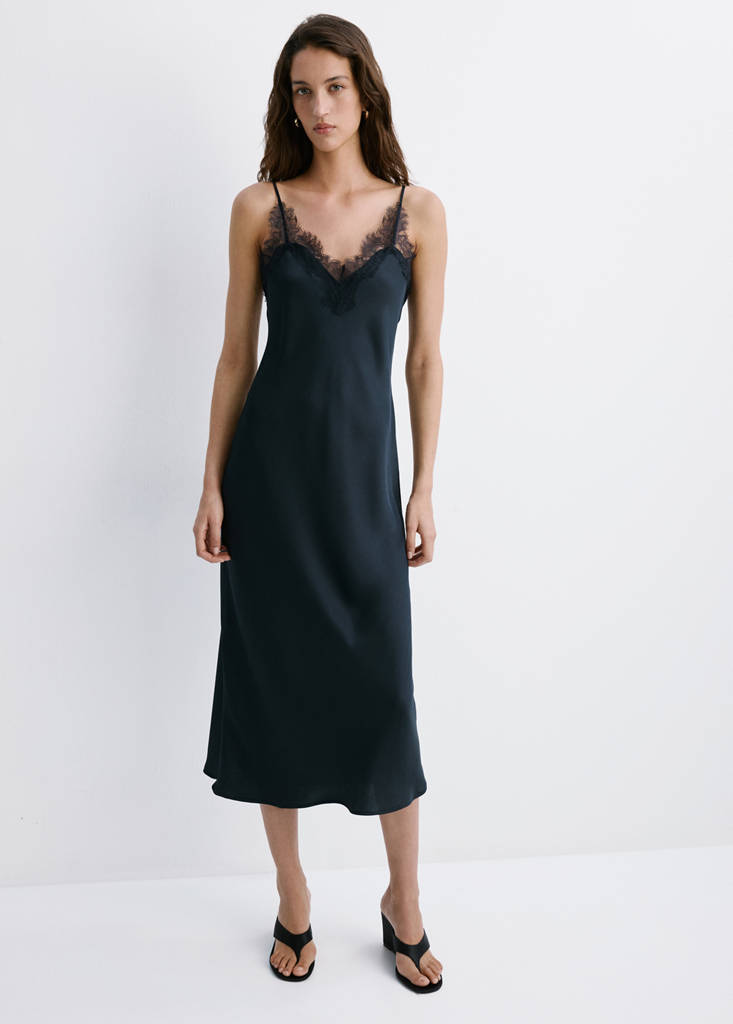Abito Stile Lingerie Satinato