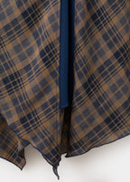 Robe Asymétrique Carreaux