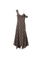Robe Asymétrique Carreaux